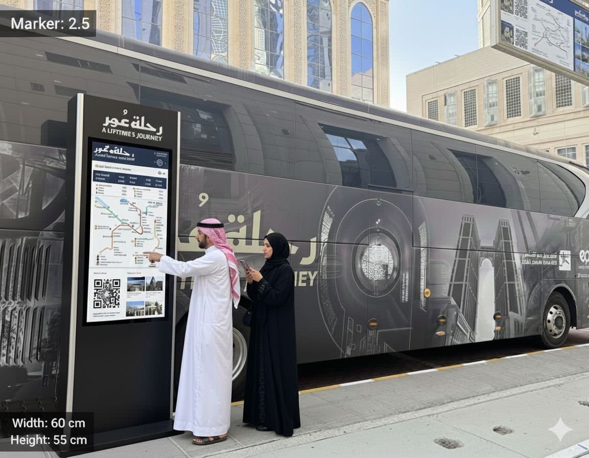 Launch of the First Tour Bus in Makkah